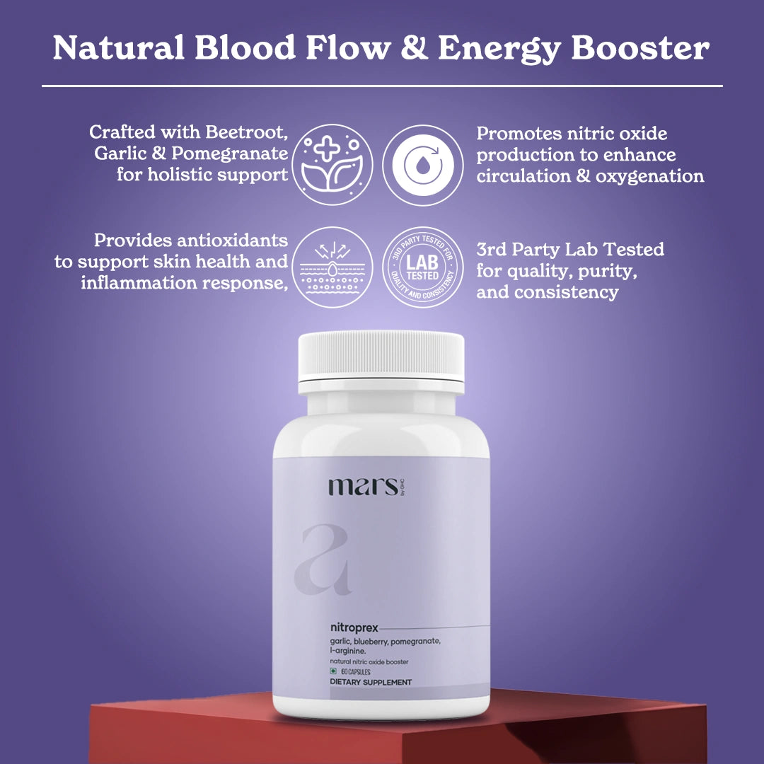 Mars NitroPrex: A Natural Nitric Oxide Booster with Improved Blood Flow, Size & Bedroom Performance