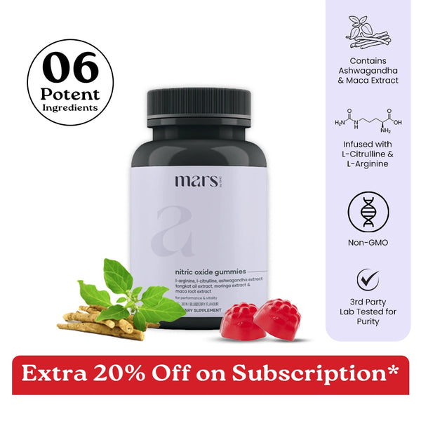 Nitric Oxide Gummies for Circulation & Stamina | Mars – Mars By GHC