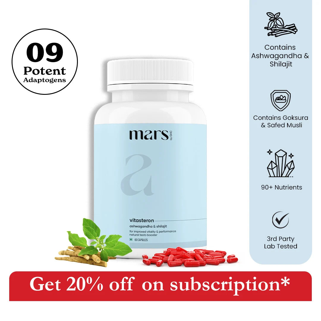 VitaSteron : Powered for Testosterone Levels, Muscle Gains & Overall Male Vitality