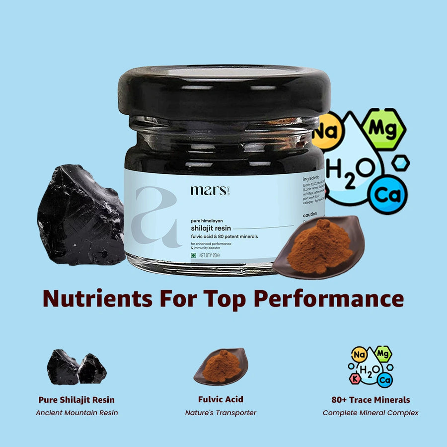 スリミングジェル500g Himalayan Shilajit Capsules with Ashwagandha | Mars – Mars By GHC