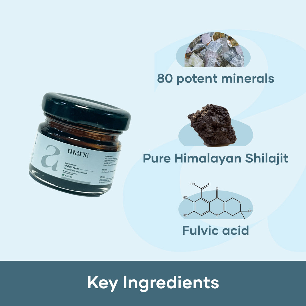 Himalayan Shilajit Resin with Ashwagandha & Sea Moss | Mars – Mars