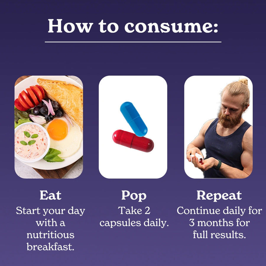 Mars Limitless Drive Combo: A NAD & Lions Mane Combo For Better Drive, Peak Performance & Bedroom Game