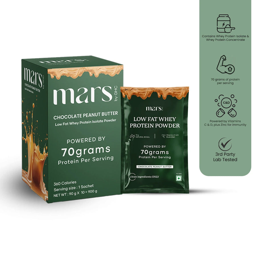 Mars Low Fat Whey Protein Powder