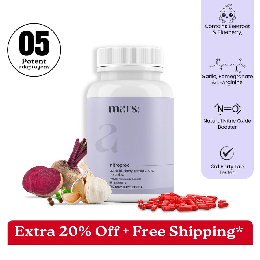 Mars NitroPrex: A Natural Nitric Oxide Booster with Improved Blood Flow, Size & Bedroom Performance