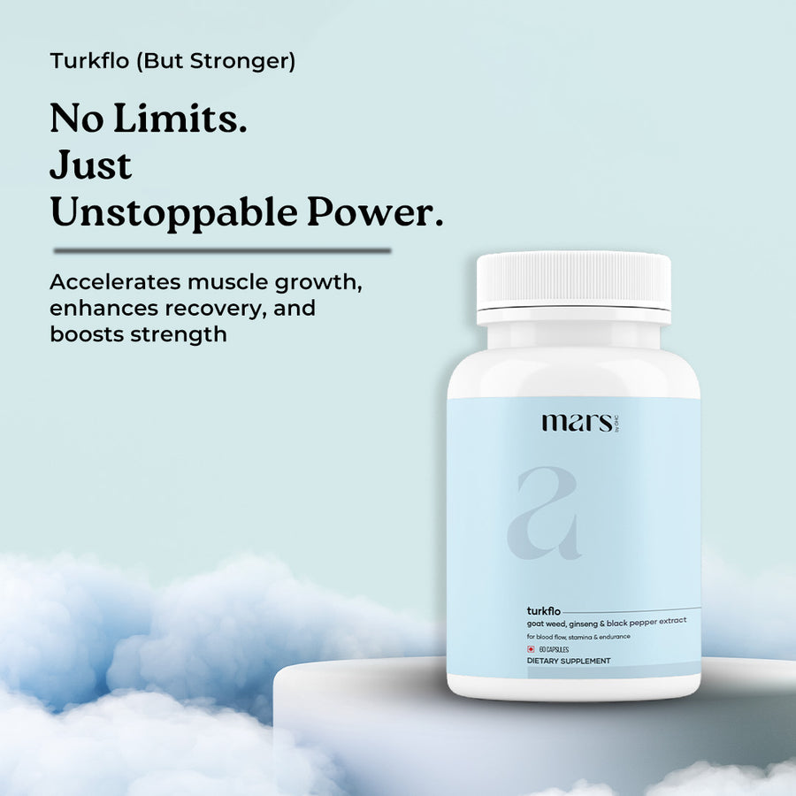 Mars TurkFlo: A Natural T-Level Booster For Better Blood Flow, Energy & Bedroom Game