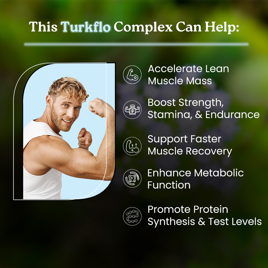 Mars TurkFlo: A Natural T-Level Booster For Better Blood Flow, Energy & Bedroom Game