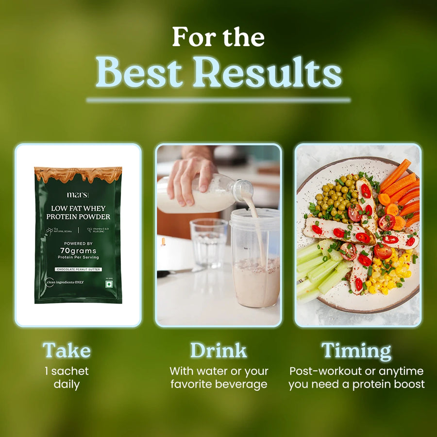 Mars Low Fat Whey Protein Powder