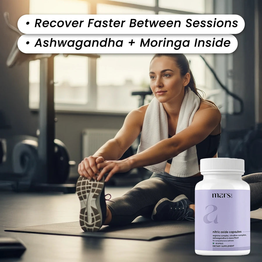 Mars Nitric Oxide capsules: A Natural Nitric Oxide Booster For Muscle Pump, Endurance and Strength