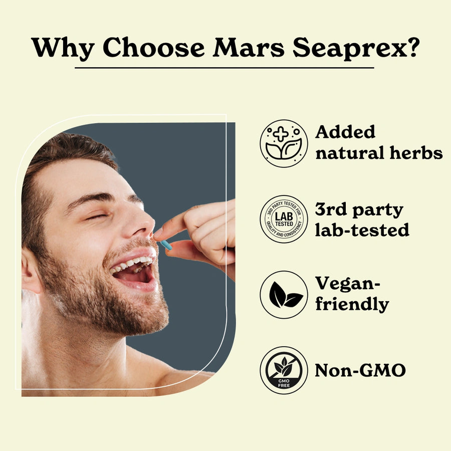 Mars Seaprex: A Natural Performance Booster For Improved Drive, Stamina, & Sexual Health