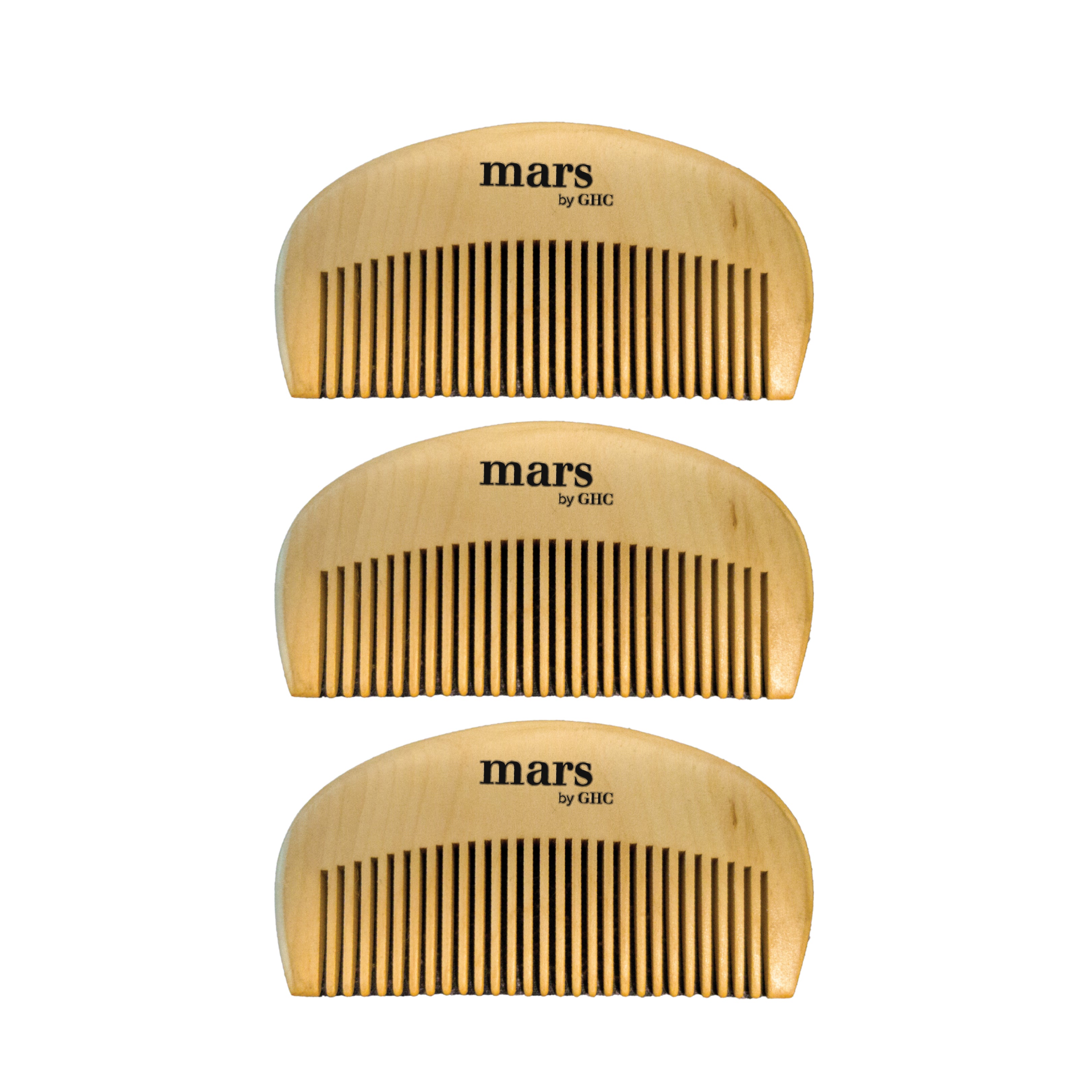 Neem Wood Beard Comb for Dandruff Control Mars GHC Mars By GHC