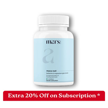 Mars Maca Root Caps (Ginseng): Powered With Magnesium & Berberine