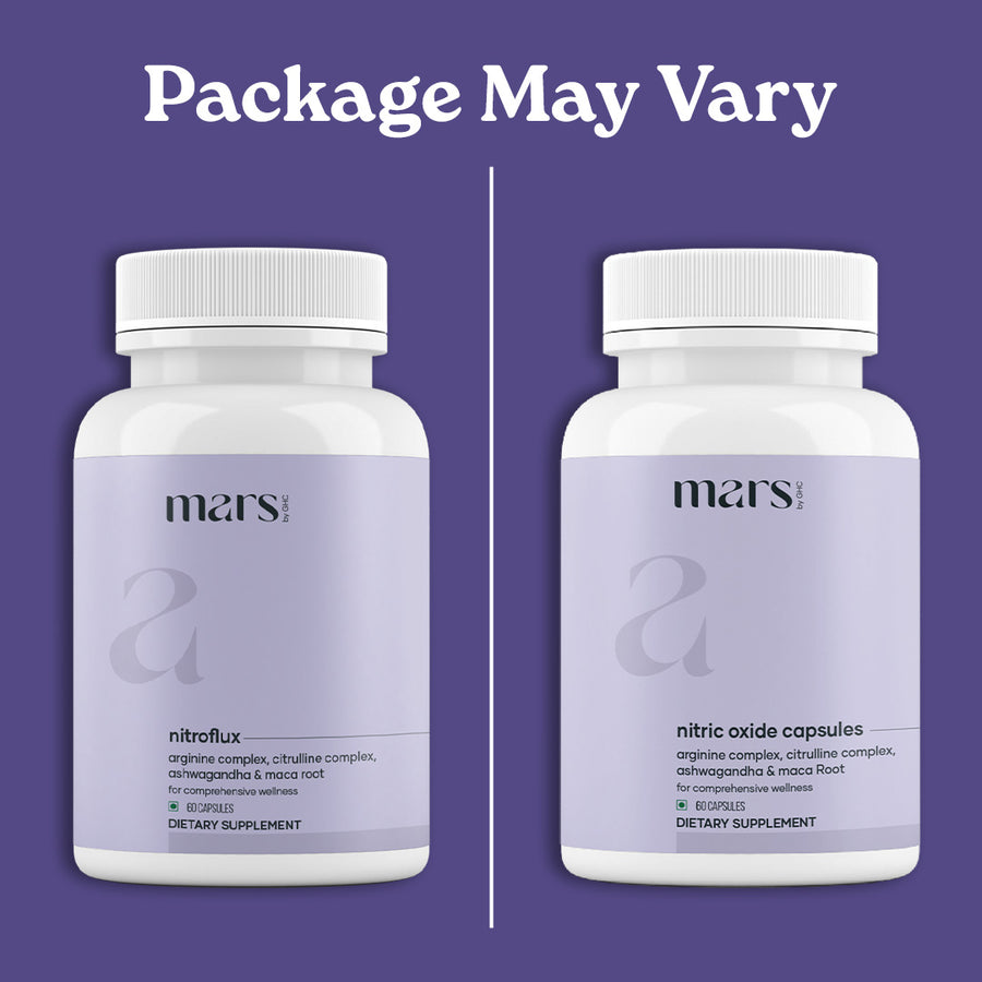 Mars Nitric Oxide Capsules with L-Arginine, L-Citrulline