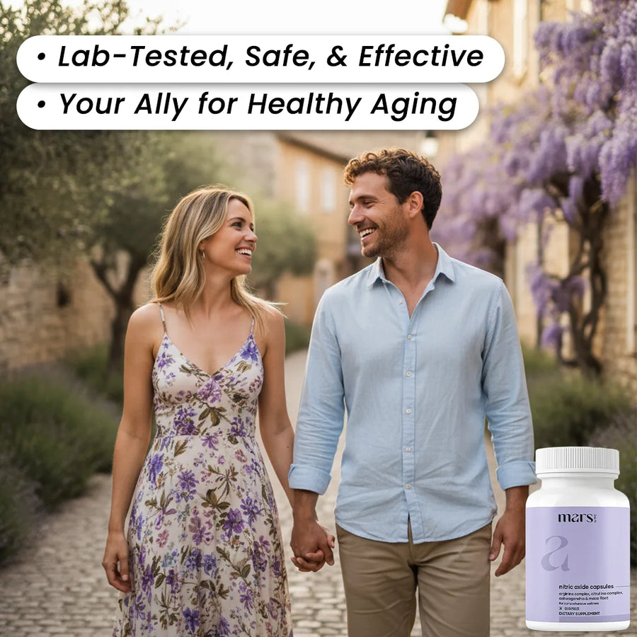 Mars Nitric Oxide capsules: A Natural Vitality & Circulation Booster for Youthful Stamina, Vitality & Bedroom Confidence