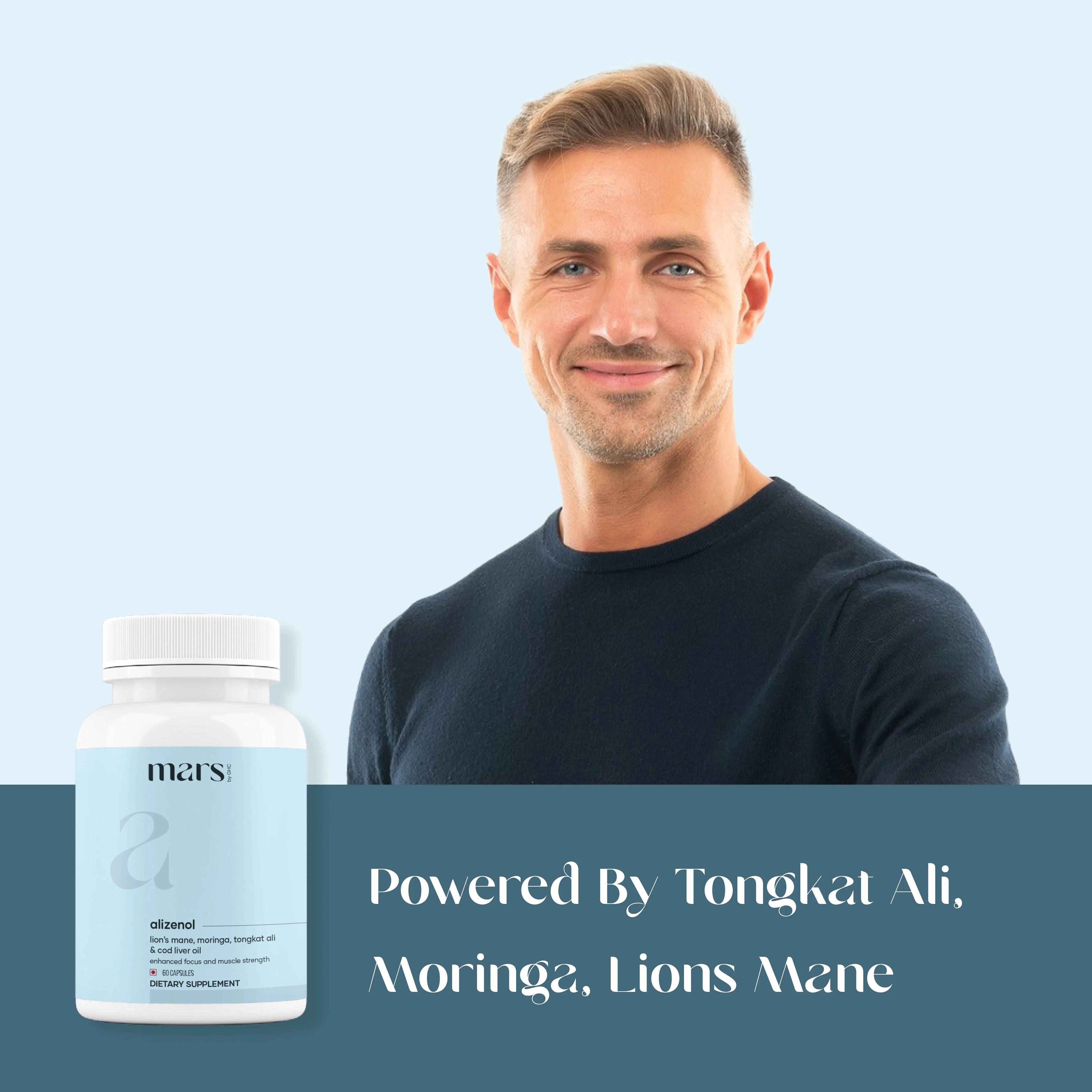 Mars Alizenol - Powered By Tongkat Ali, Moringa, Lions Mane – Mars