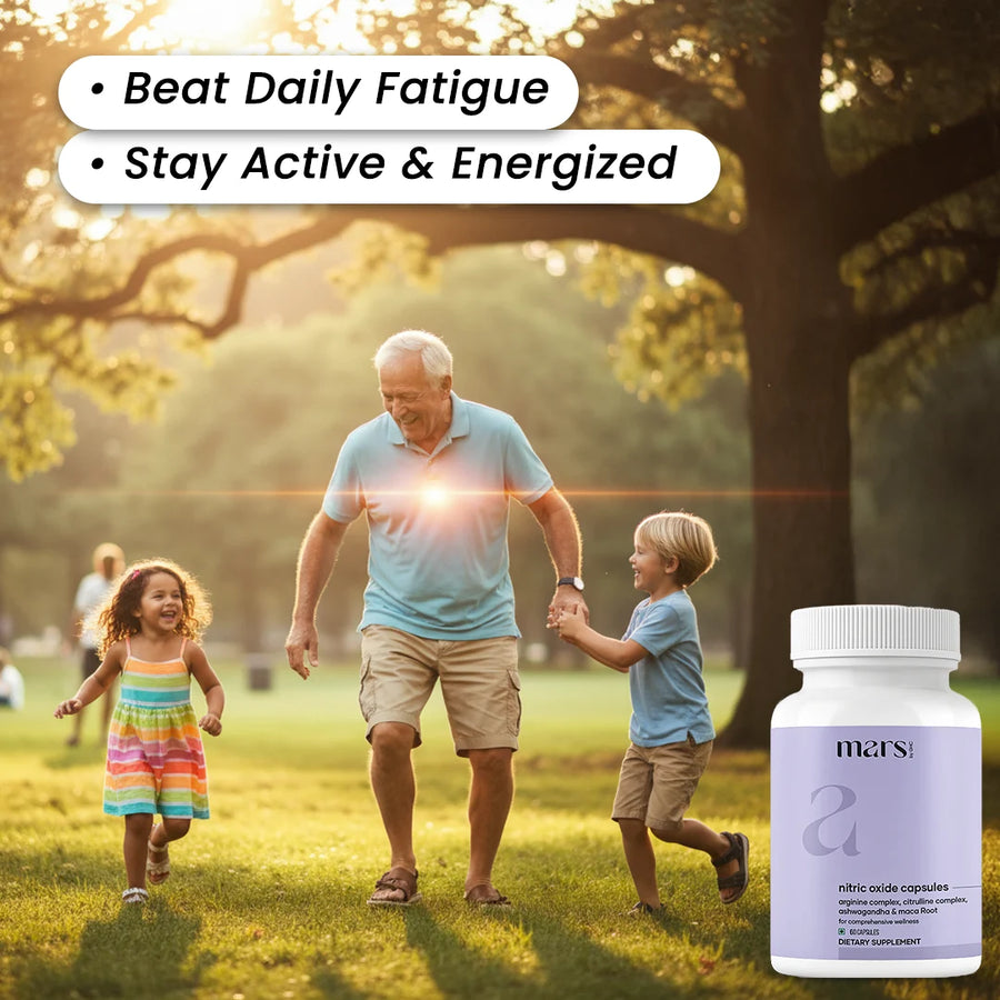 Mars Nitric Oxide capsules: A Natural Vitality & Circulation Booster for Youthful Stamina, Vitality & Bedroom Confidence