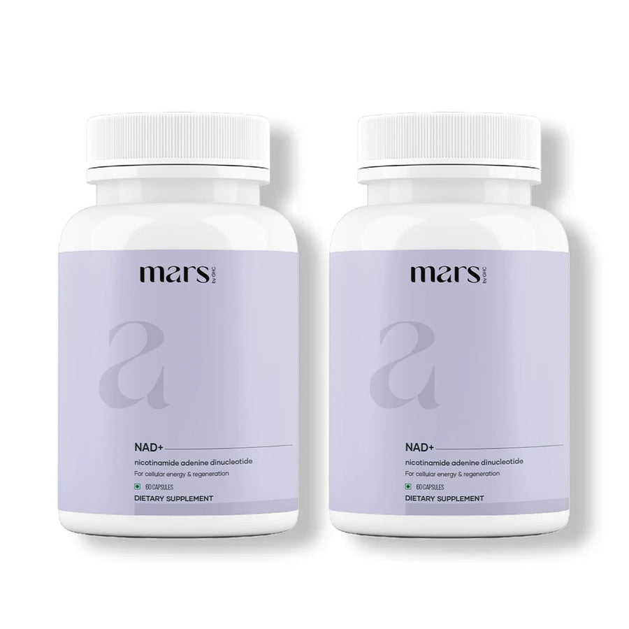 Mars NAD+ Capsules with NADH & Vitamin B3 – Anti-Aging Support, Brain Health & Cellular Energy (60N)