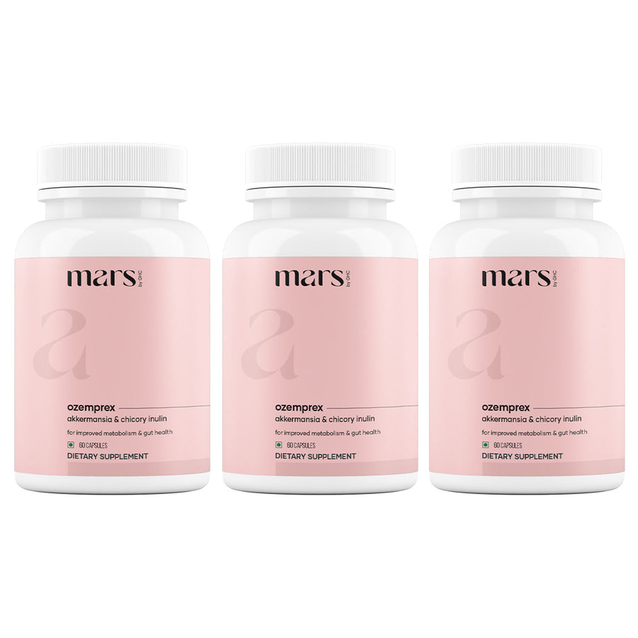 Mars OzemPrex: A Natural Akkermansia Booster with Improved GLP-1 Production, Gut Health & Calorie Control