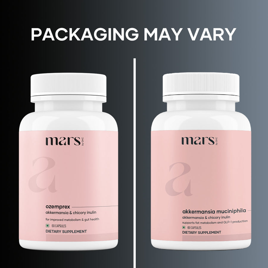 Mars OzemPrex: A Natural Akkermansia Booster with Improved GLP-1 Production, Gut Health & Calorie Control