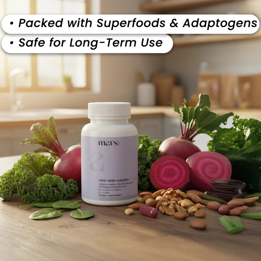 Mars Nitric Oxide capsules: A Natural Vitality & Circulation Booster for Youthful Stamina, Vitality & Bedroom Confidence