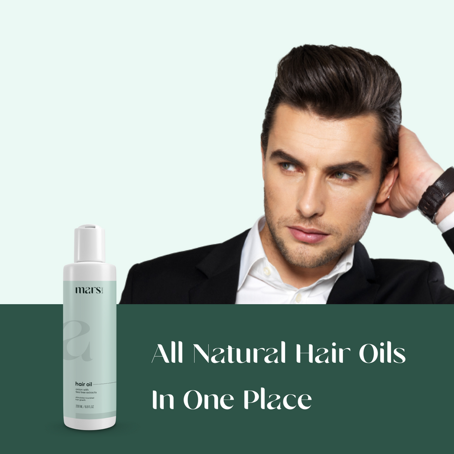 Premium Men's Hair Oil: Revitalize Your Hair with Natural Nourishment